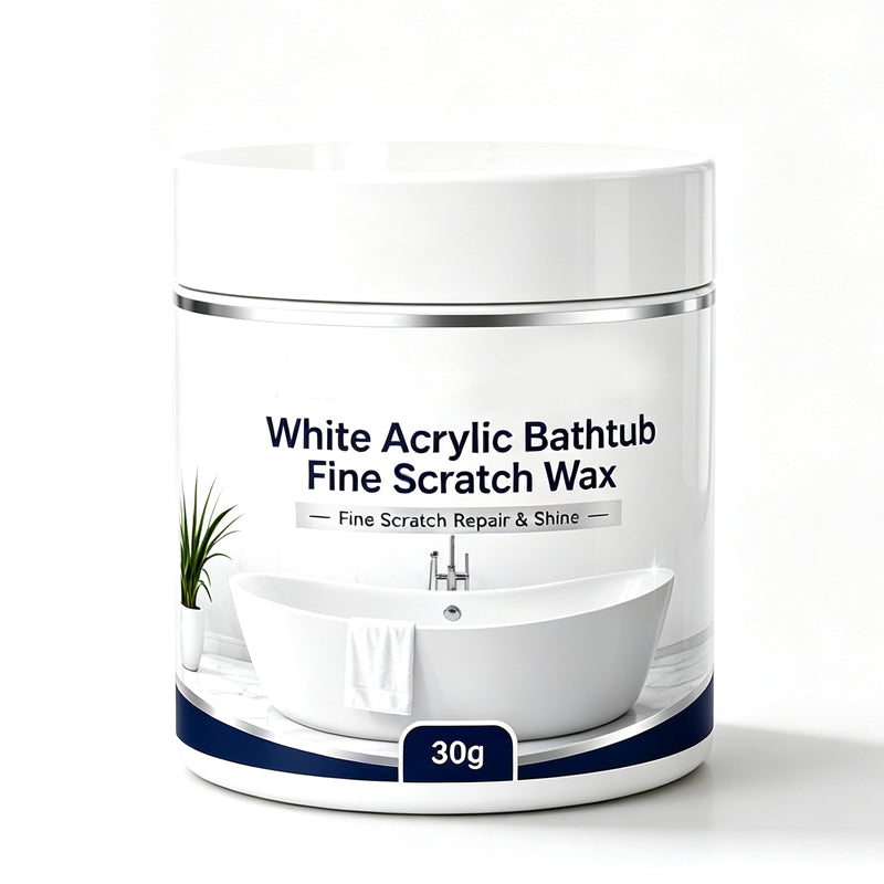 Zolmeriq White Acrylic Bathtub Fine Scratch Repair Wax