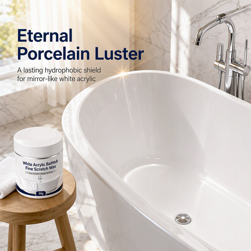 Zolmeriq White Acrylic Bathtub Fine Scratch Repair Wax