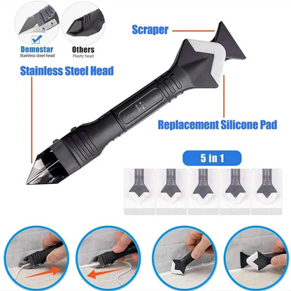 3-in-1 Metal Head Caulking Tool
