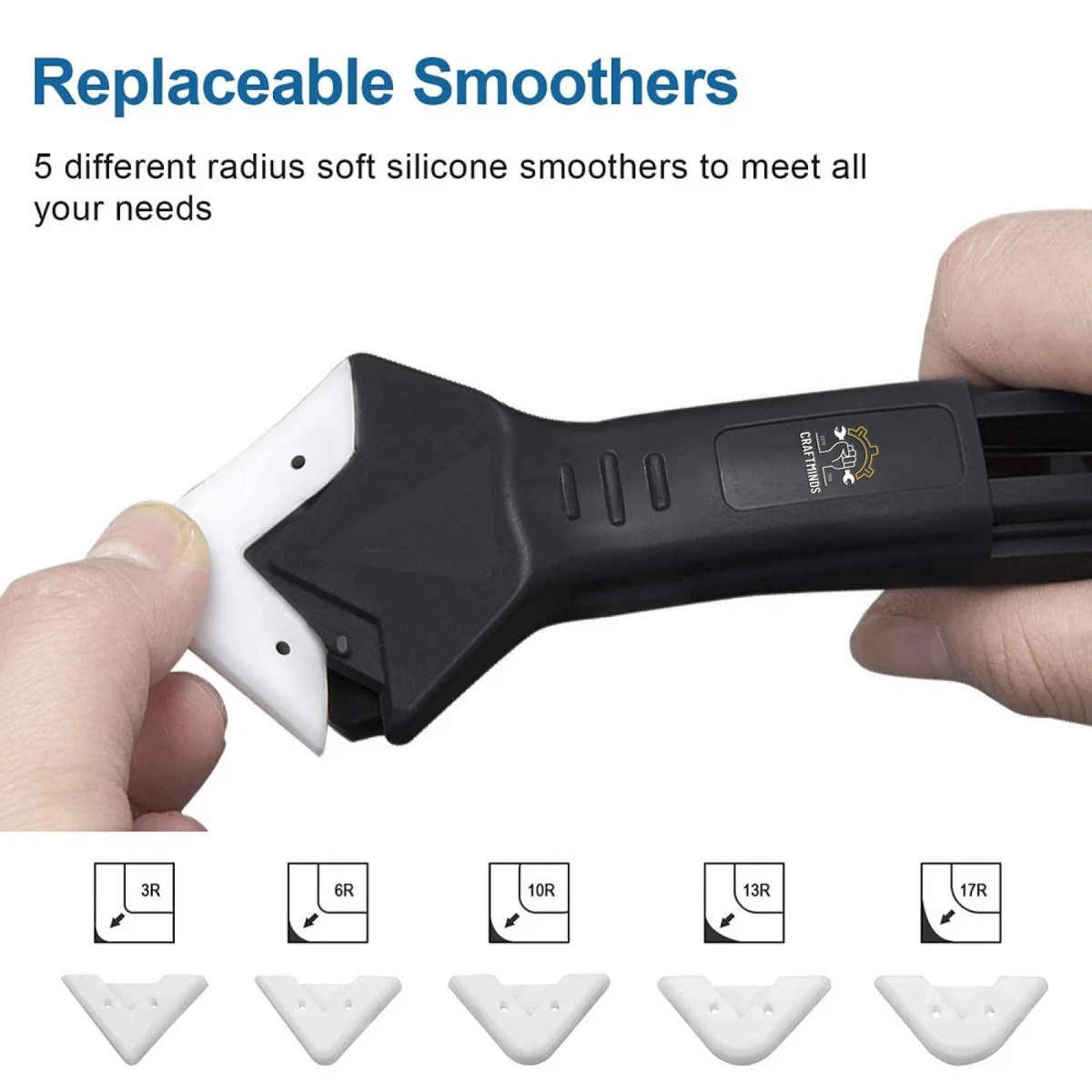 3-in-1 Metal Head Caulking Tool