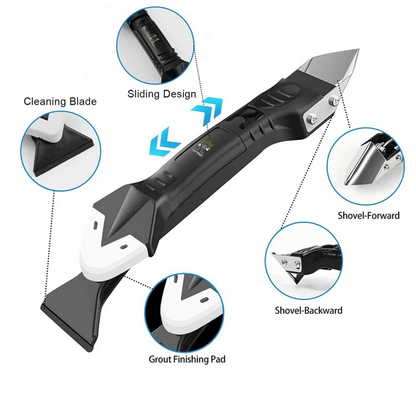 3-in-1 Metal Head Caulking Tool