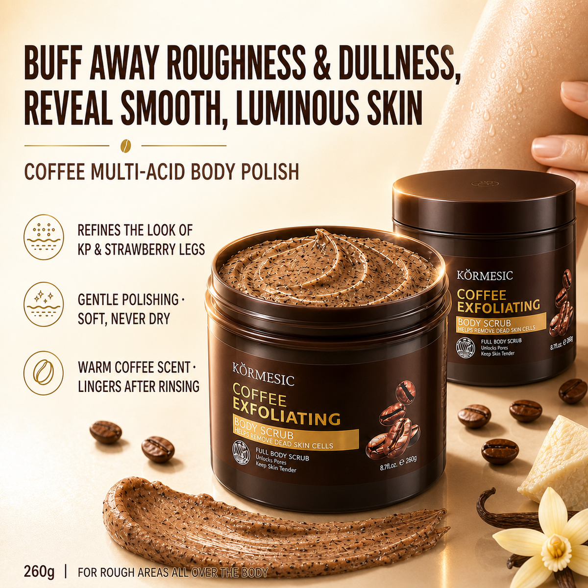 KÖRMESIC Coffee Exfoliating Body Scrub