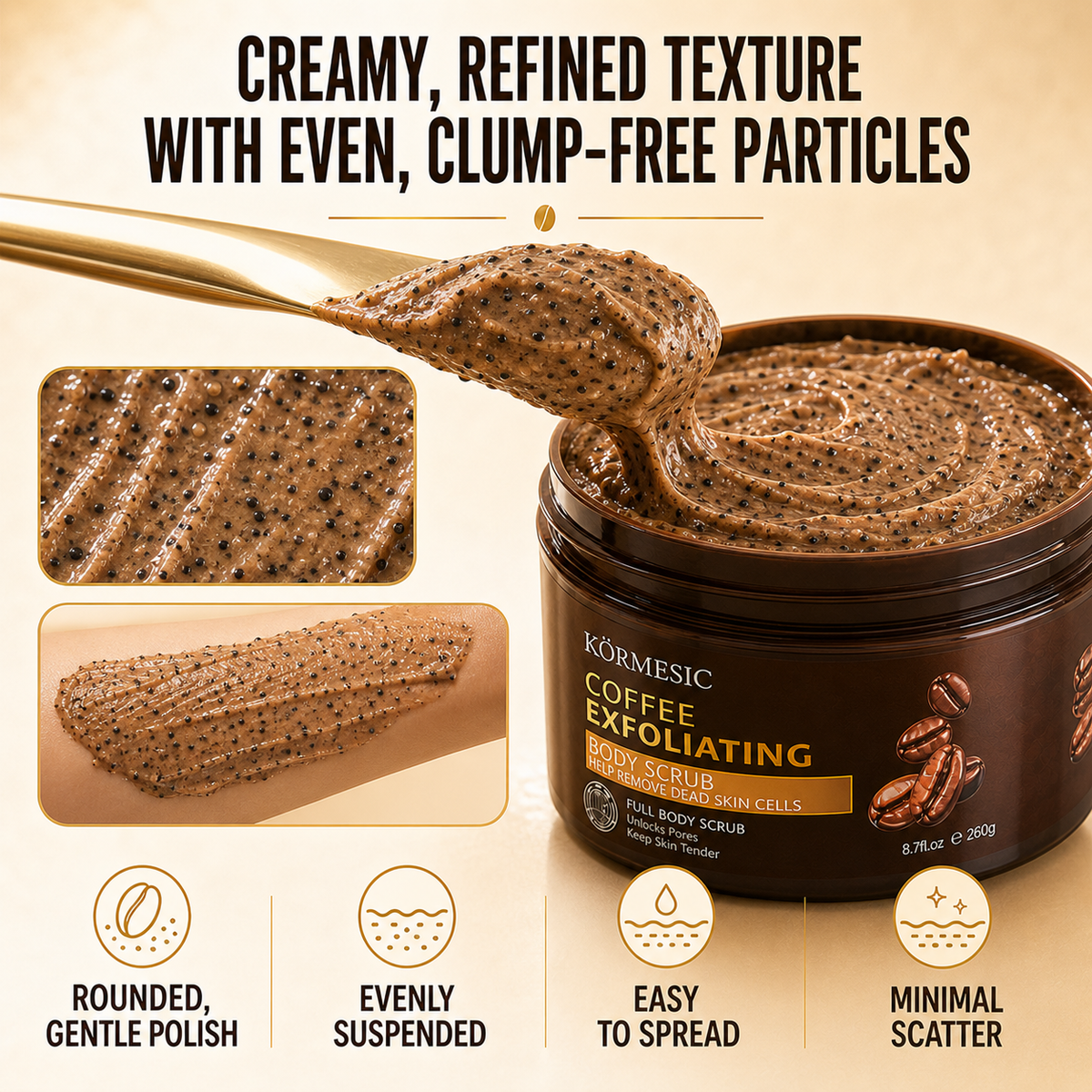 KÖRMESIC Coffee Exfoliating Body Scrub