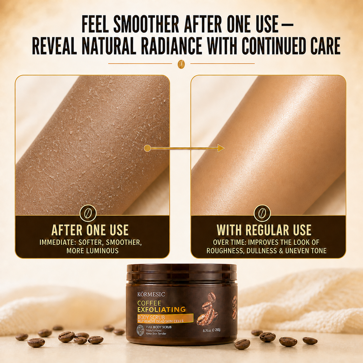 KÖRMESIC Coffee Exfoliating Body Scrub