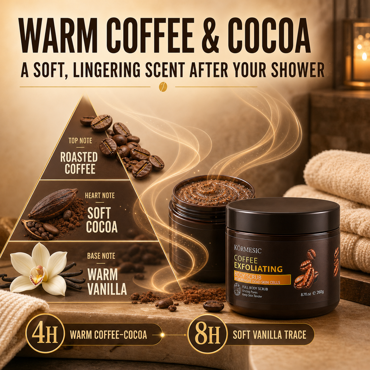 KÖRMESIC Coffee Exfoliating Body Scrub