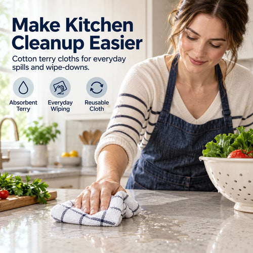Cotton Terry Kitchen Cloth – 1 Piece