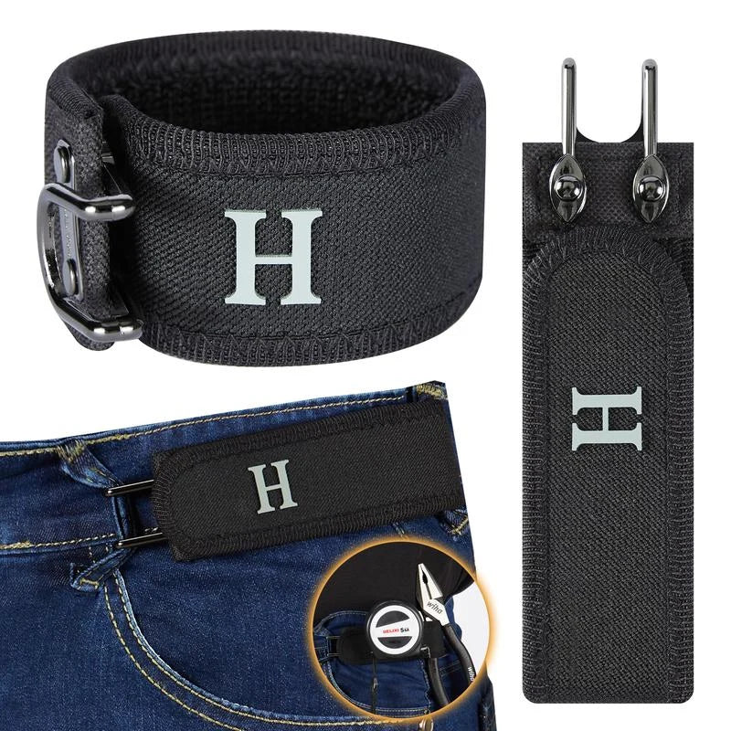 Tactical Metal Hook Elastic Belt – Black, 1 Piece