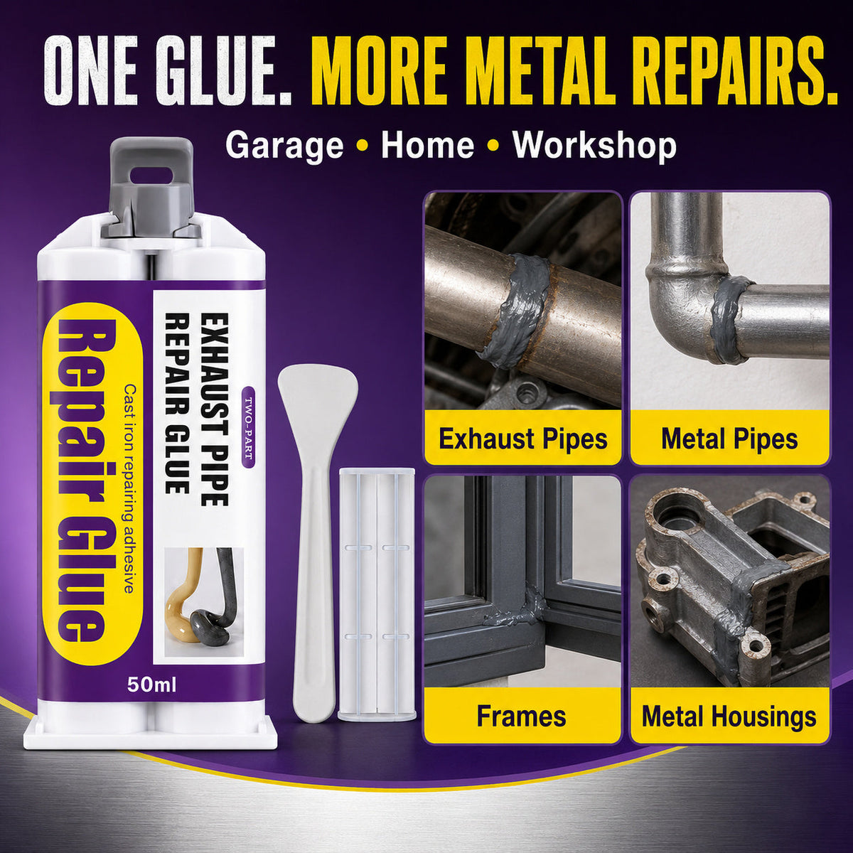 Exhaust Pipe Repair Glue