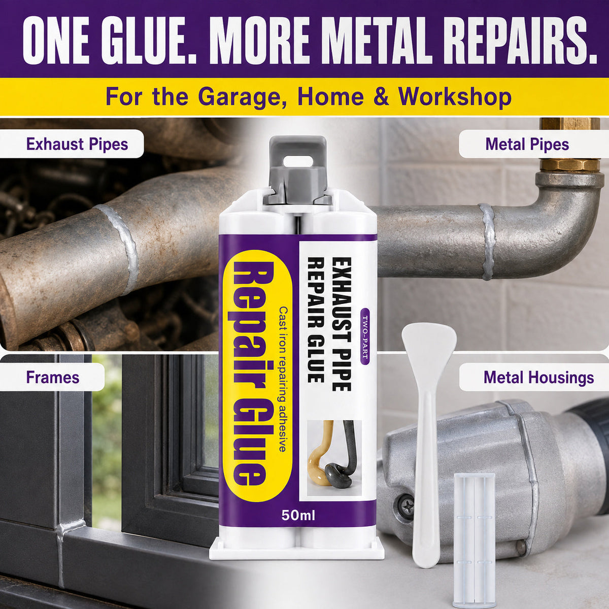 Exhaust Pipe Repair Glue