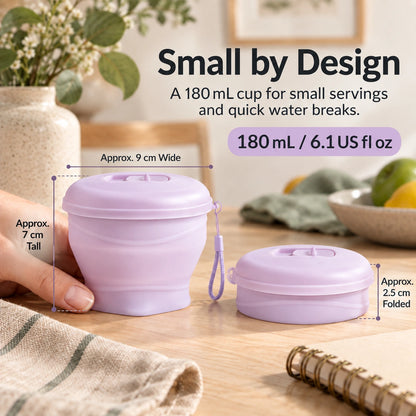 Pack-Small Collapsible Cup — 180 mL
