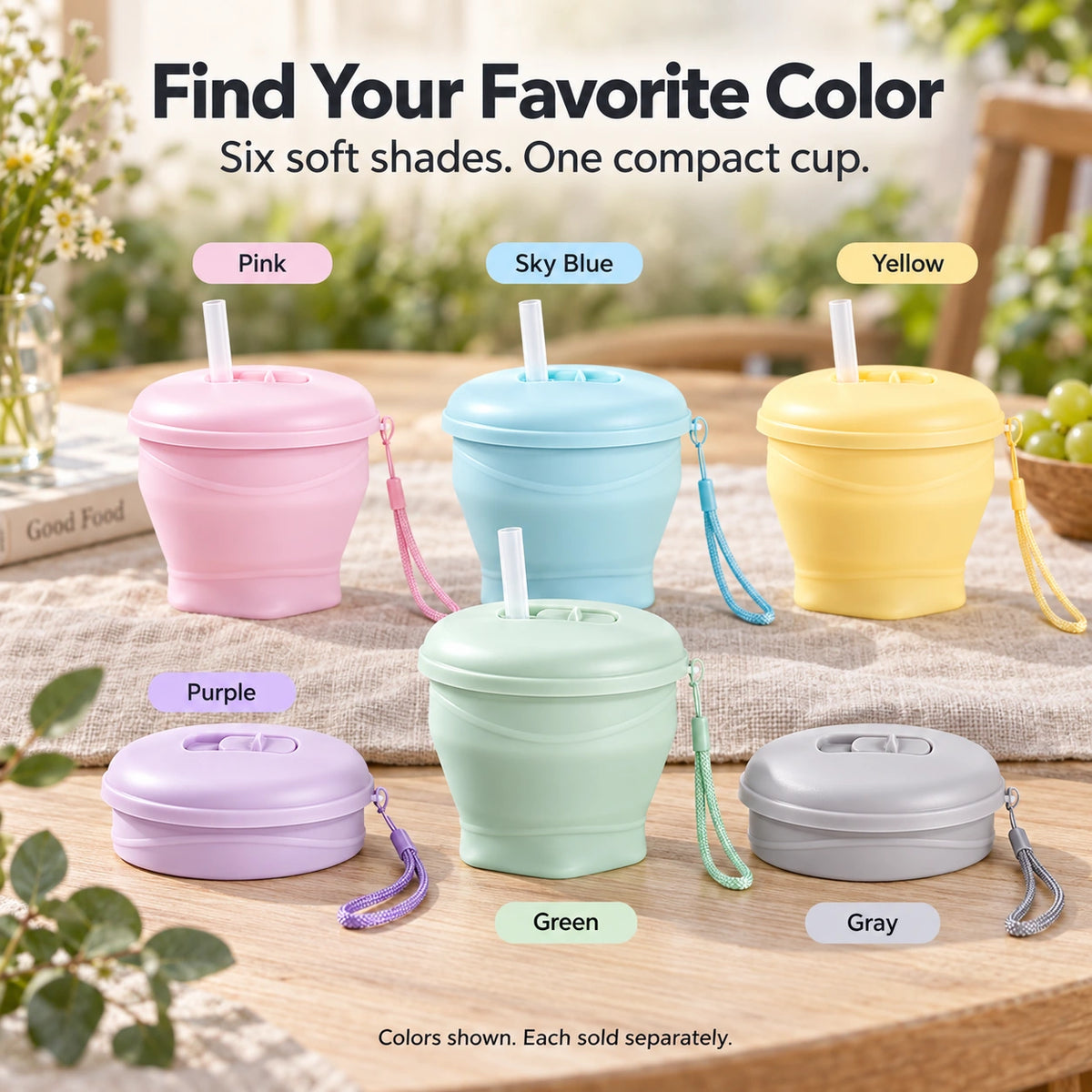 Pack-Small Collapsible Cup — 180 mL