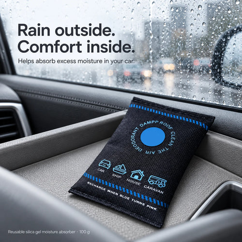 Rain outside. Comfort inside.