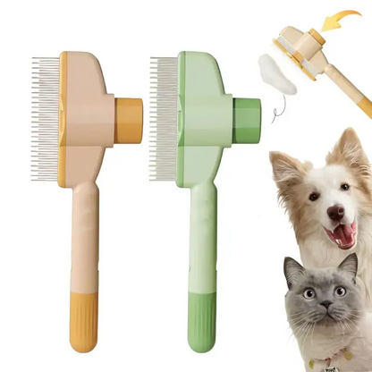 One-Click Self-Cleaning Pet Brush