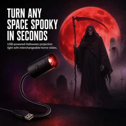 USB Halloween & Christmas Projection Light
