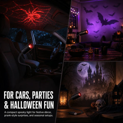 USB Halloween & Christmas Projection Light