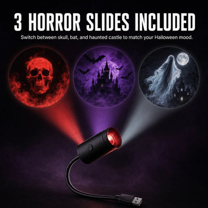 USB Halloween & Christmas Projection Light