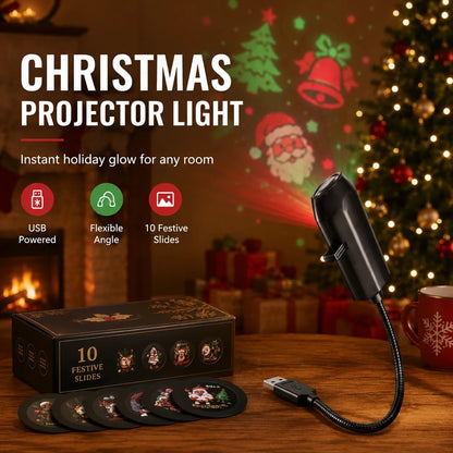 USB Halloween & Christmas Projection Light