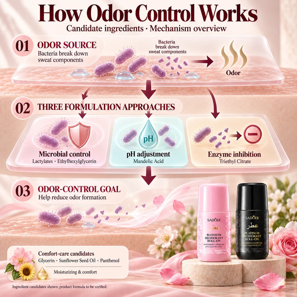 Odor-control mechanism overview