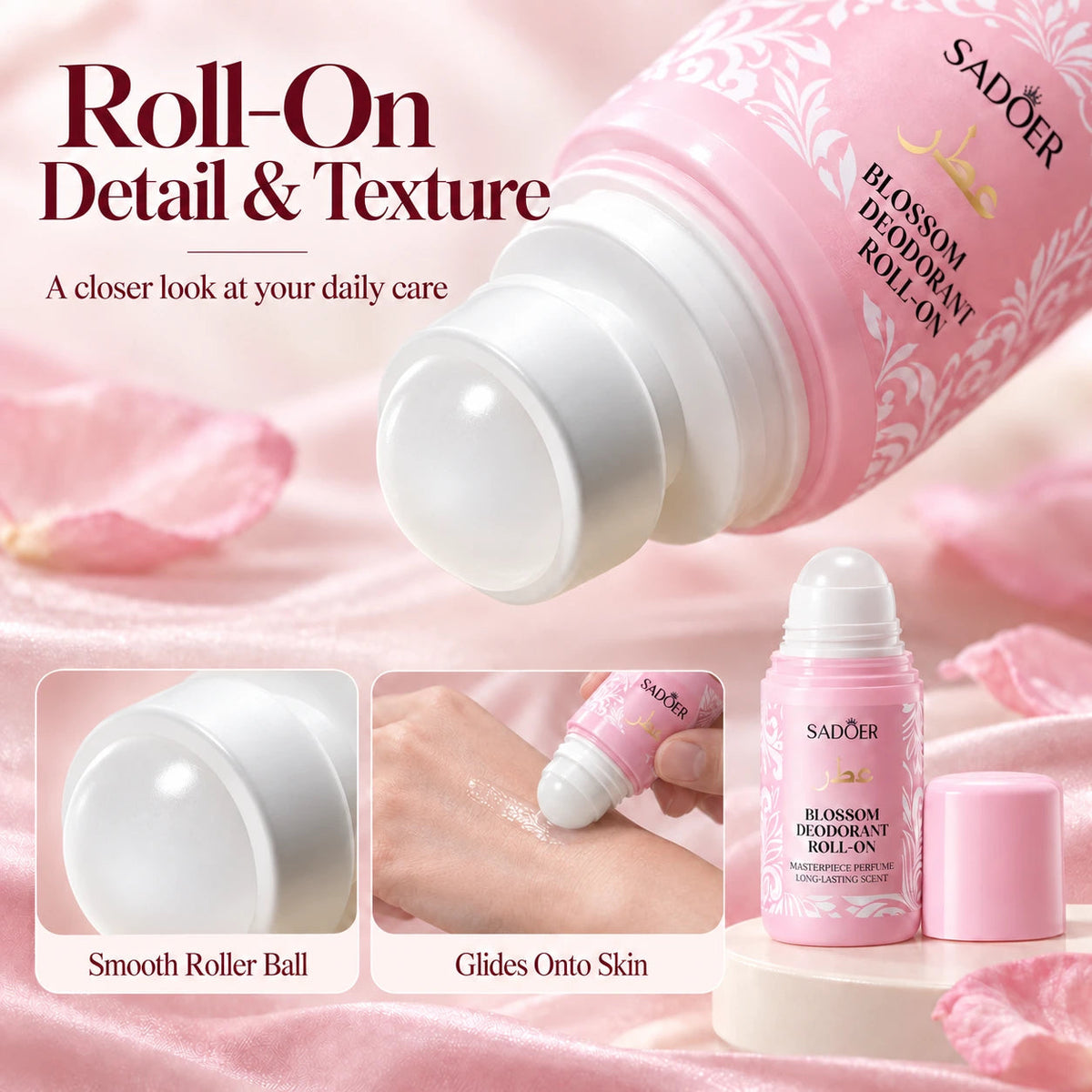 Roll-on detail and texture