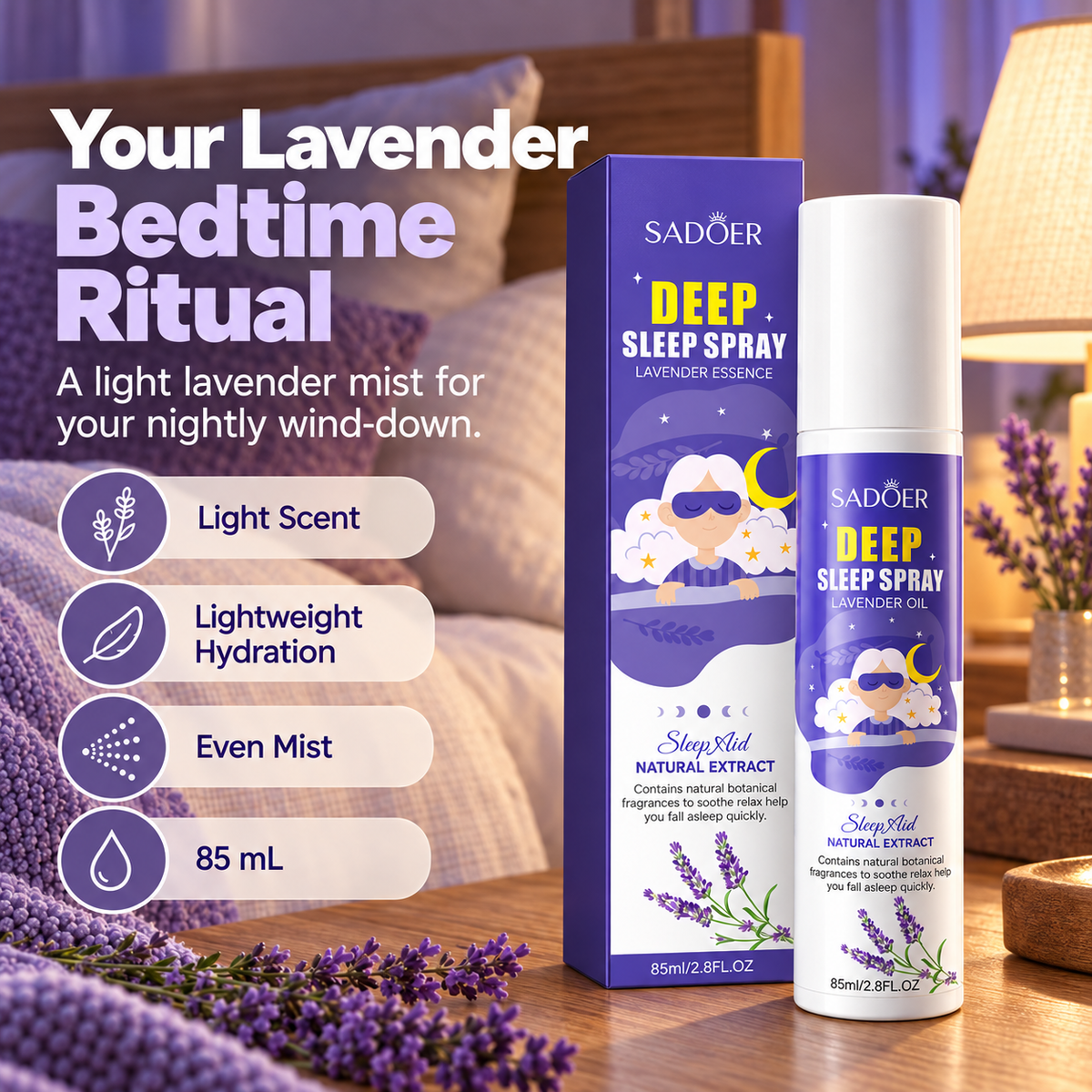 SADOER Deep Sleep Spray – 85 mL