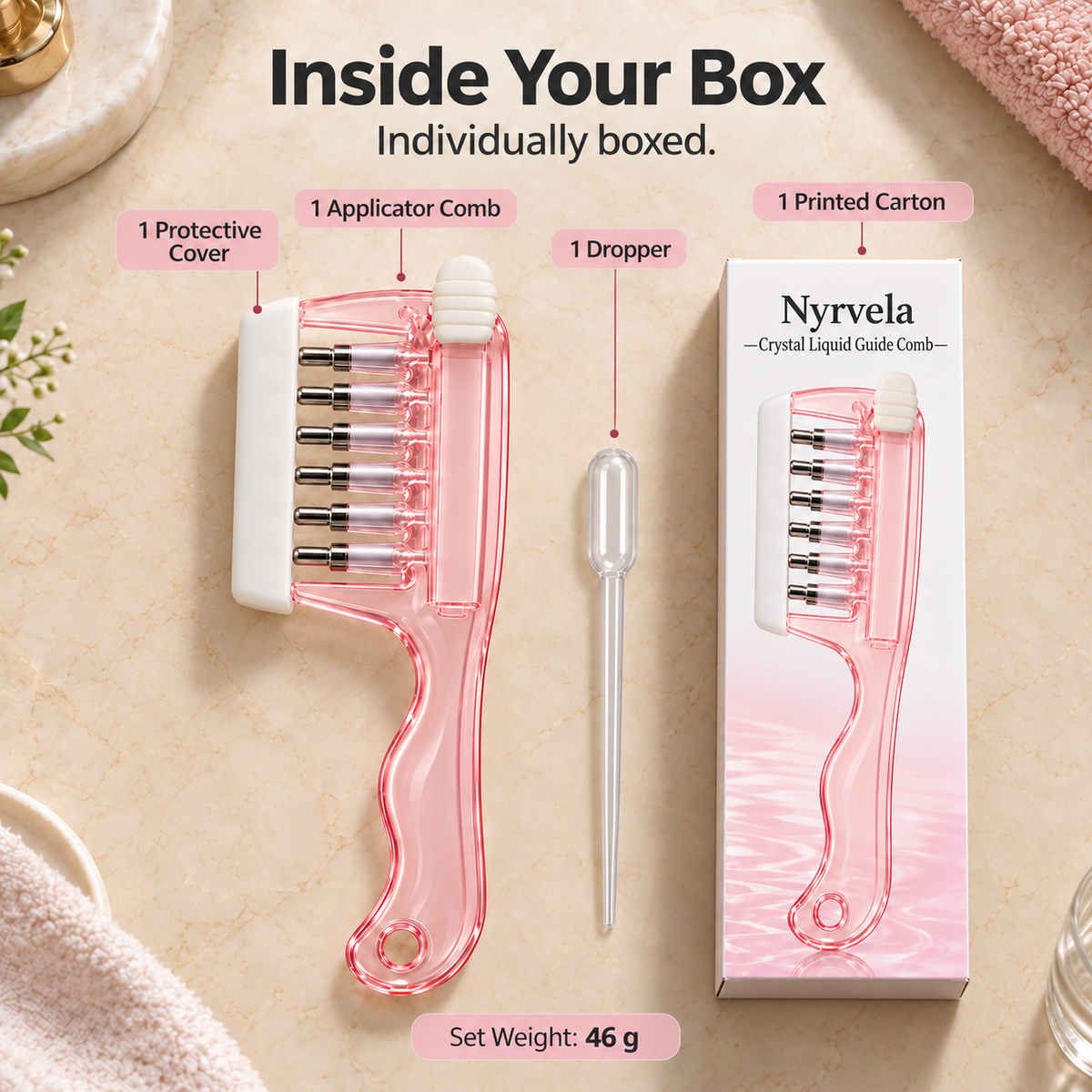 Nyrvela Scalp Applicator Comb