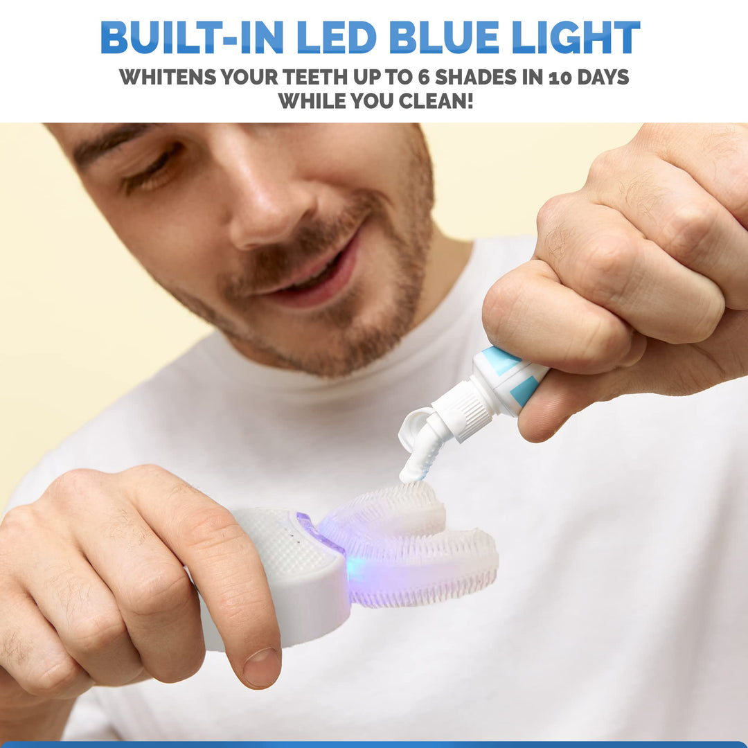 360° Hands-Free Electric Toothbrush & Whitening Kit