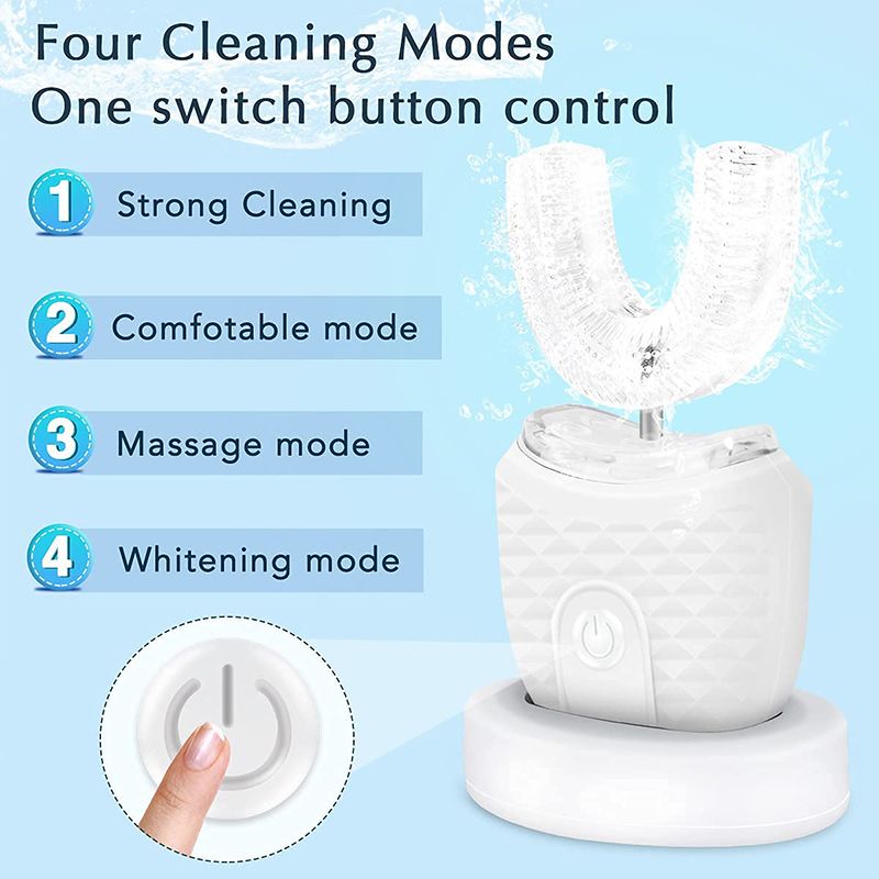 360° Hands-Free Electric Toothbrush & Whitening Kit