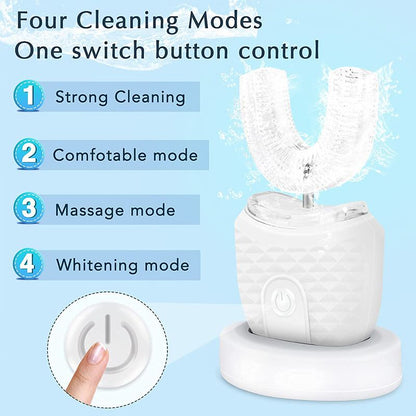 360° Hands-Free Electric Toothbrush & Whitening Kit