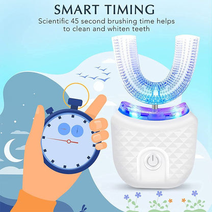 360° Hands-Free Electric Toothbrush & Whitening Kit