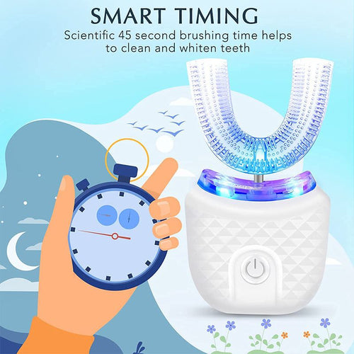 360° Hands-Free Electric Toothbrush & Whitening Kit