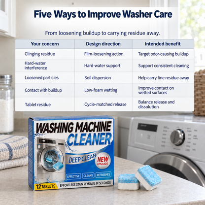 Washing Machine Cleaner Tablets – 12 Tablets