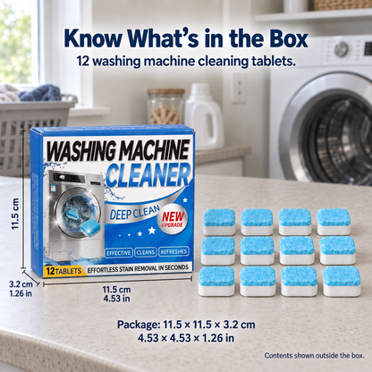 Washing Machine Cleaner Tablets – 12 Tablets