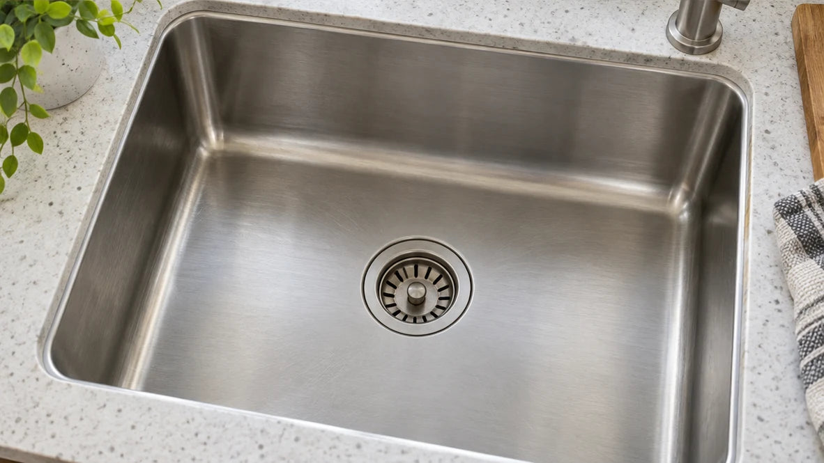 After — simulated sink scene