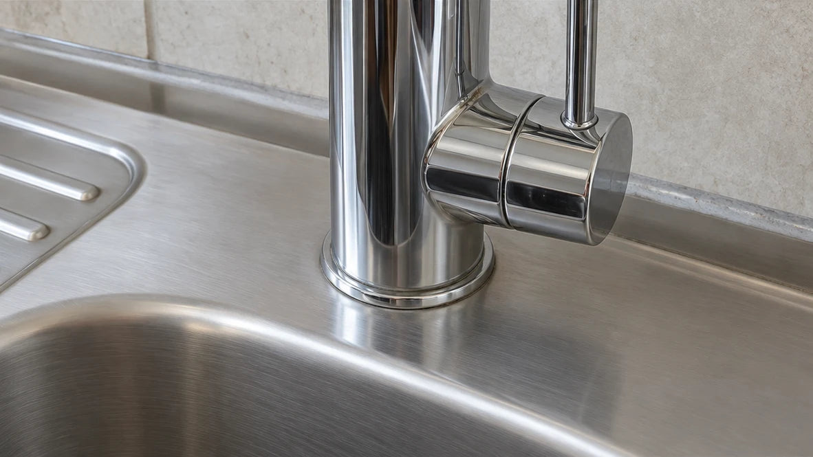 After — simulated faucet scene