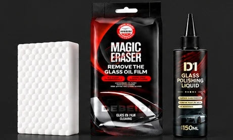 Sponge and glass polishing liquid