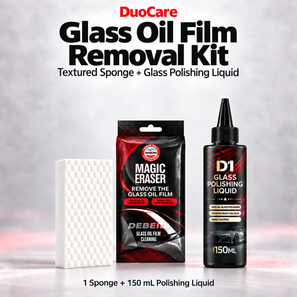 Glass Oil Film Cleaning Kit