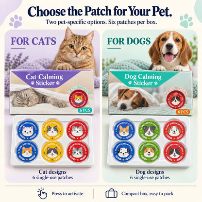 Cat and dog patch options