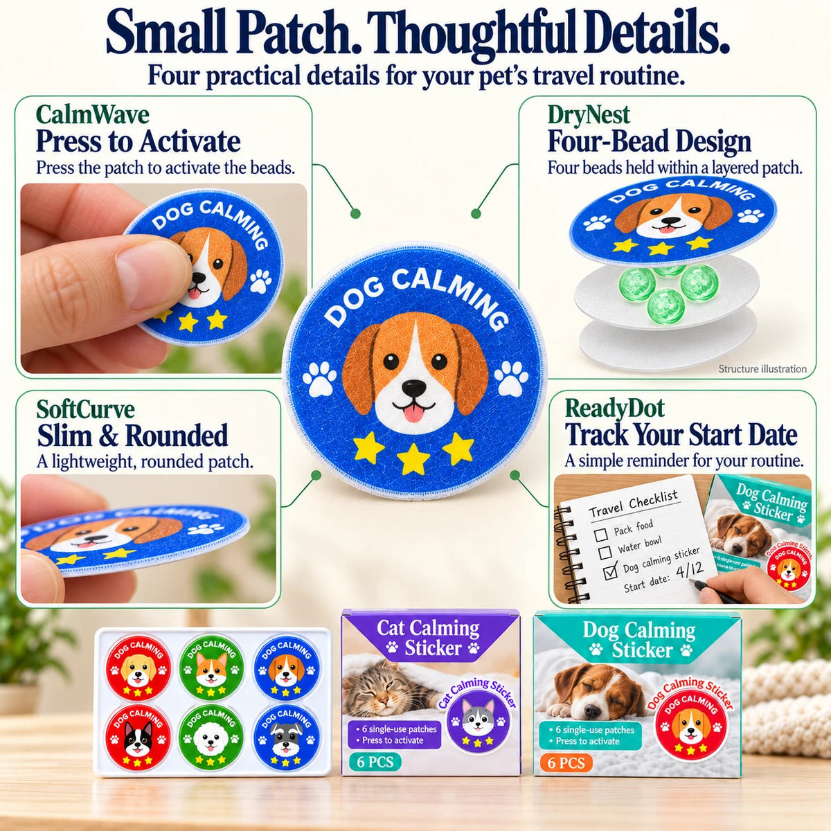 Four practical patch details