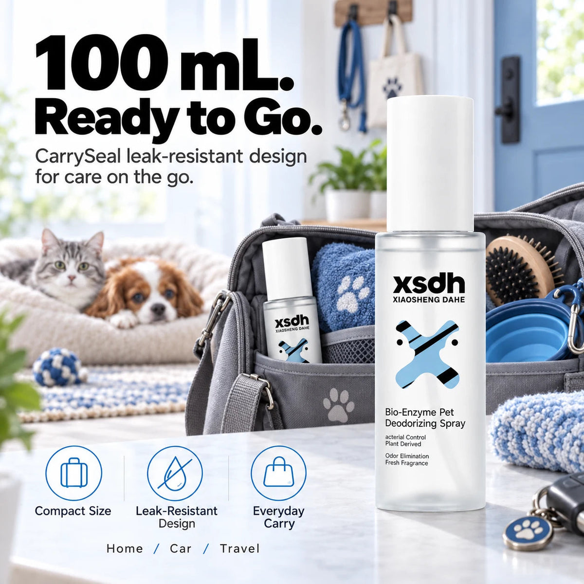 100 mL. Ready to Go.
